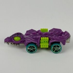 2015 Hot Wheels Fangster Alligator Gator Car Purple Vehicle Diecast 1/64 Scale